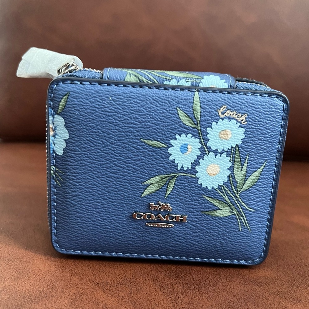 Coach Jewelry Case – Dark Periwinkle Multi – Brand New